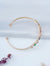 TooBela multicolor gemstone gold plated designer bracelet for women